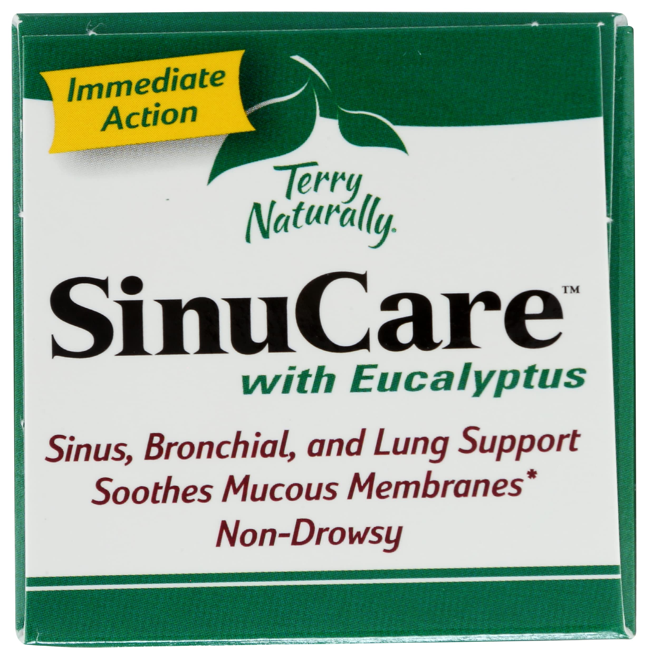 Embalaje de SinuCare con cierre seguro para conservar la calidad de los ingredientes.