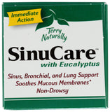 Embalaje de SinuCare con cierre seguro para conservar la calidad de los ingredientes.