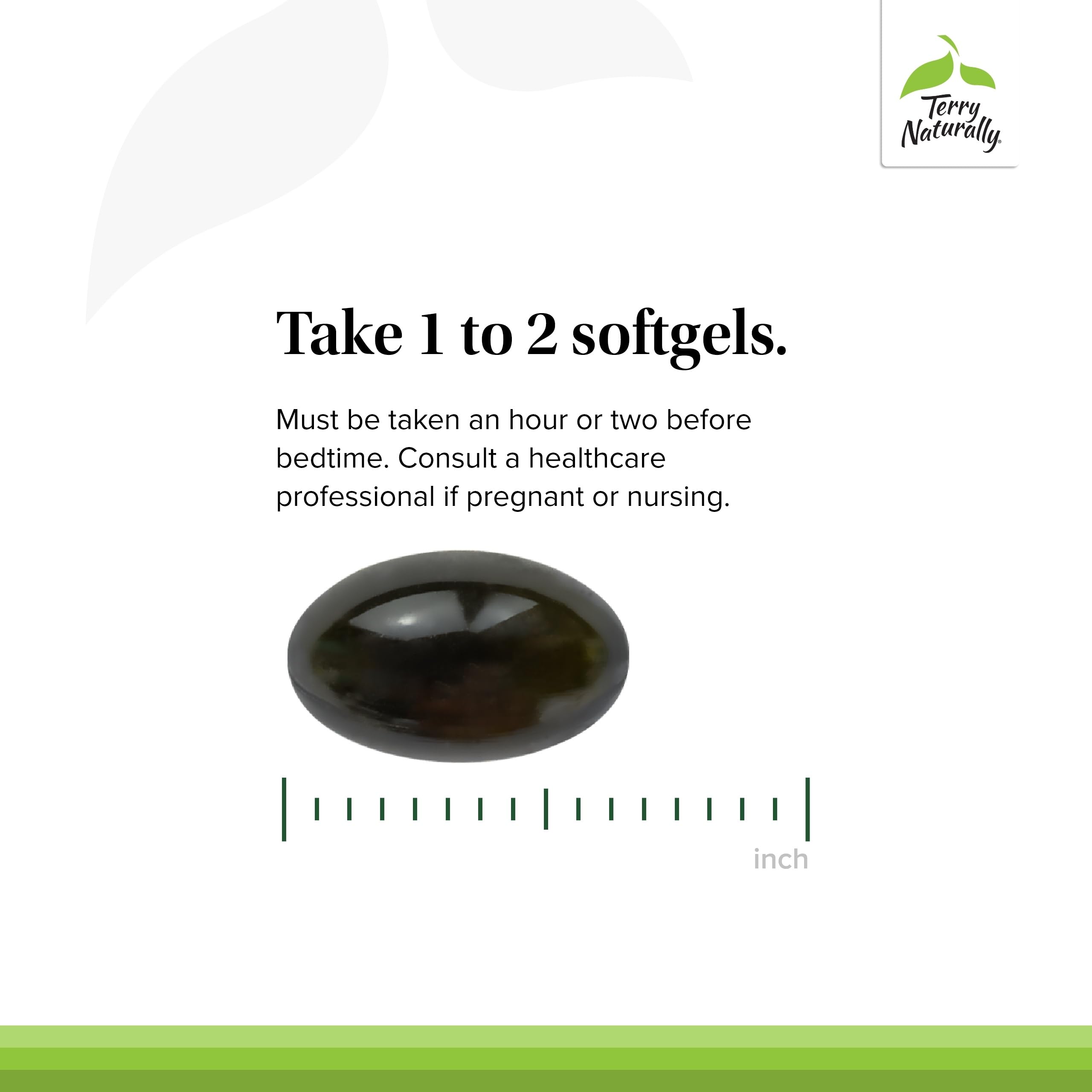 Terry Naturally Terrific Zzzz etiqueta muestra ingredientes sin gluten ni alergenos
