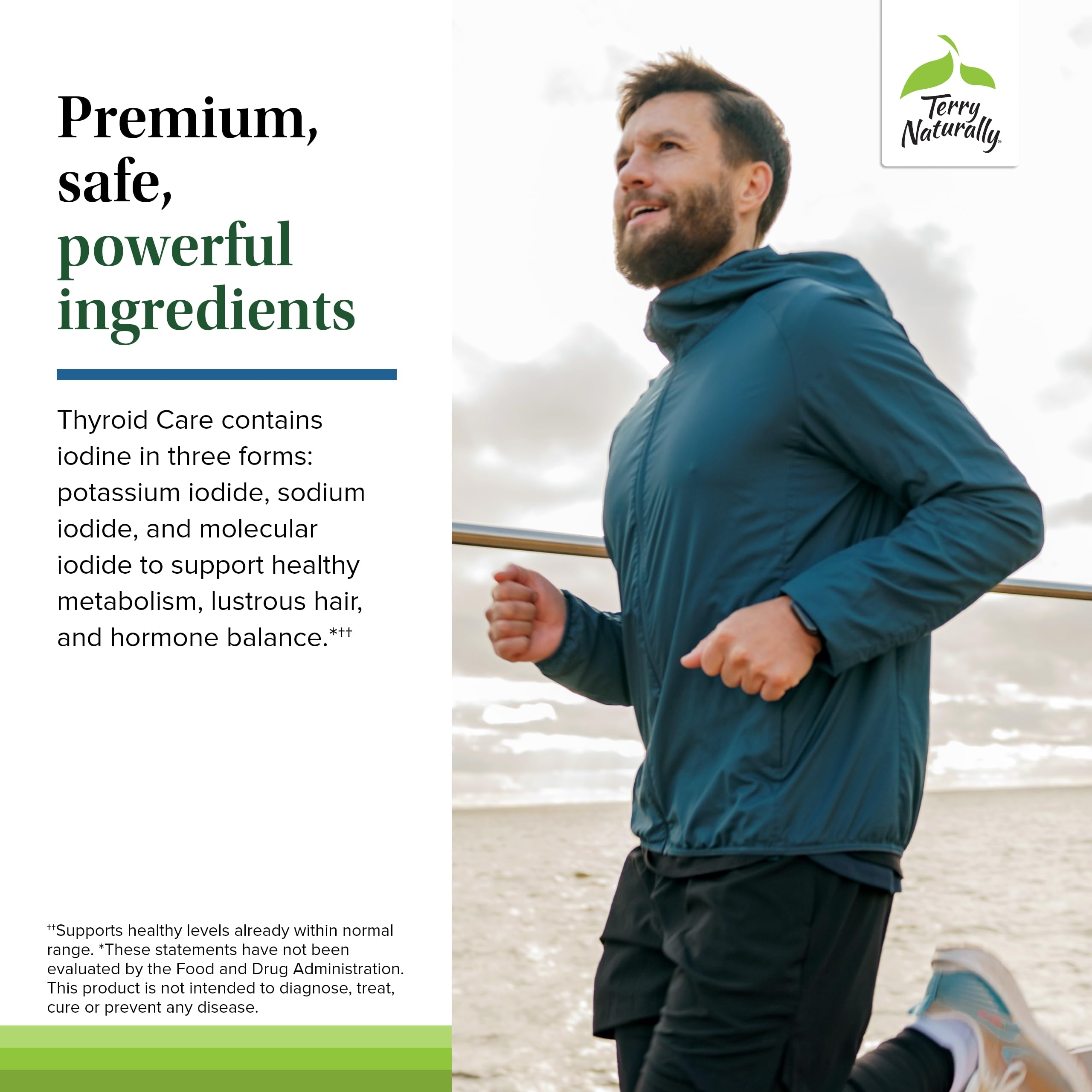 Terry Naturally Thyroid Care Plus: toma matutina para apoyar el ritmo metabólico