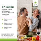 Terry Naturally Tri-Iodine: cápsulas compactas fáciles de tragar cada día.