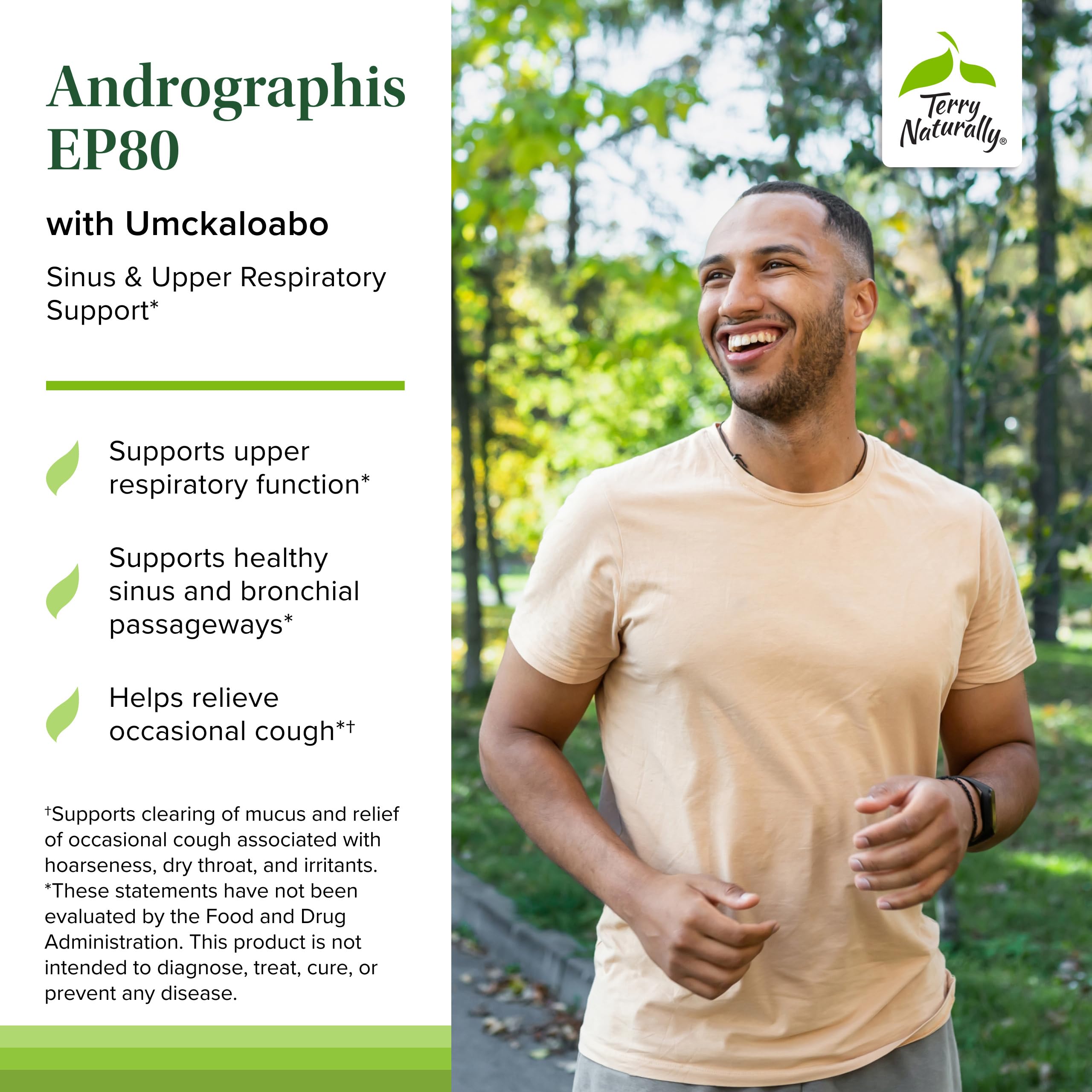 Extracto de Umckaloabo junto a Andrographis EP80 para salud sinusal