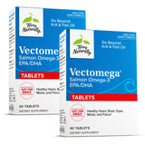Cápsulas Vectomega de Terry Naturally para omega-3 de alta absorción diaria.