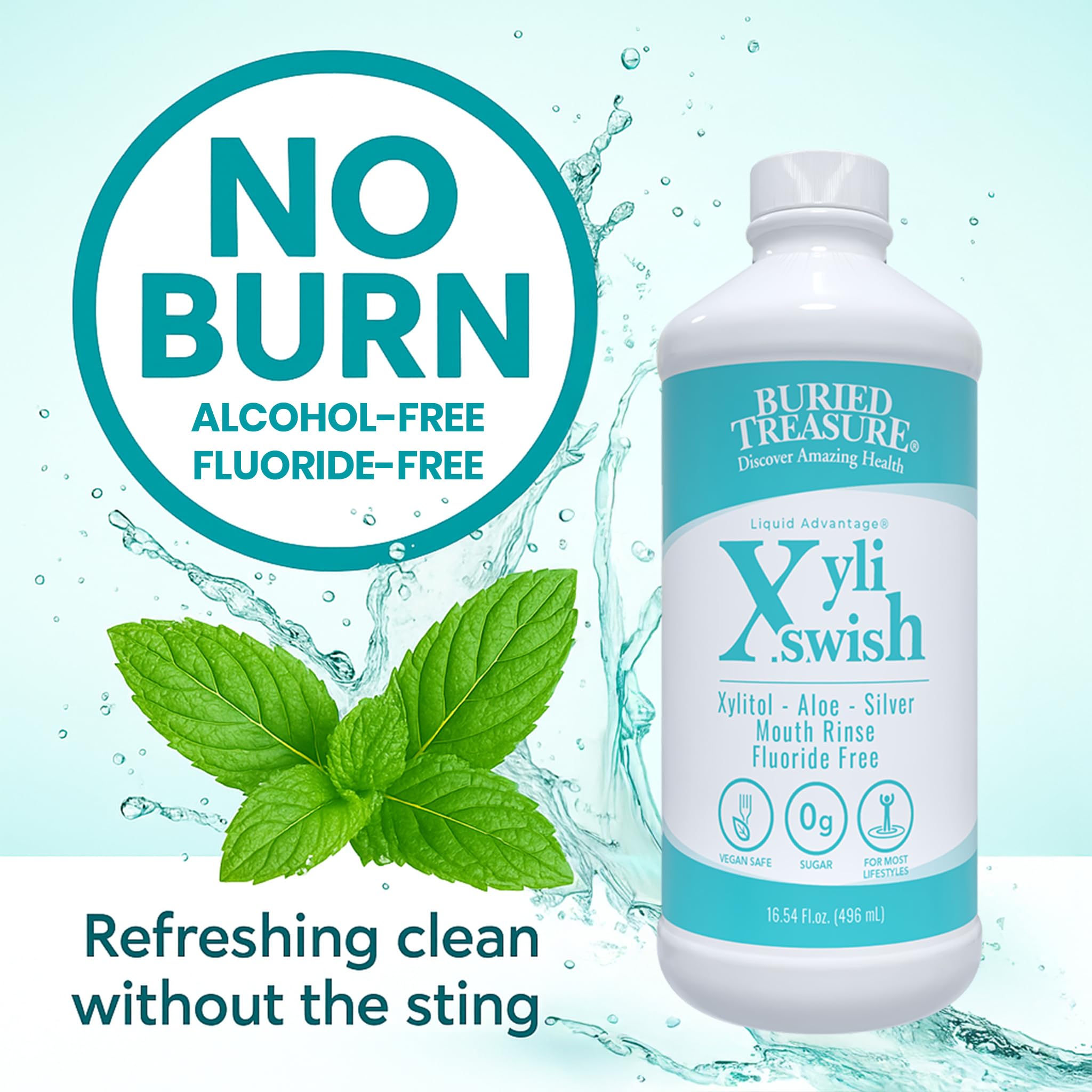 Buried Treasure Xyli Swish vertido suave, perfecto para uso diario sin irritación.
