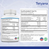 Tetyana naturals doce-en-uno fórmula para apoyo nervioso y bienestar.