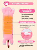 TEYOUAI Gato Calentador Rosa para viaje, calor portátil durante desplazamientos.