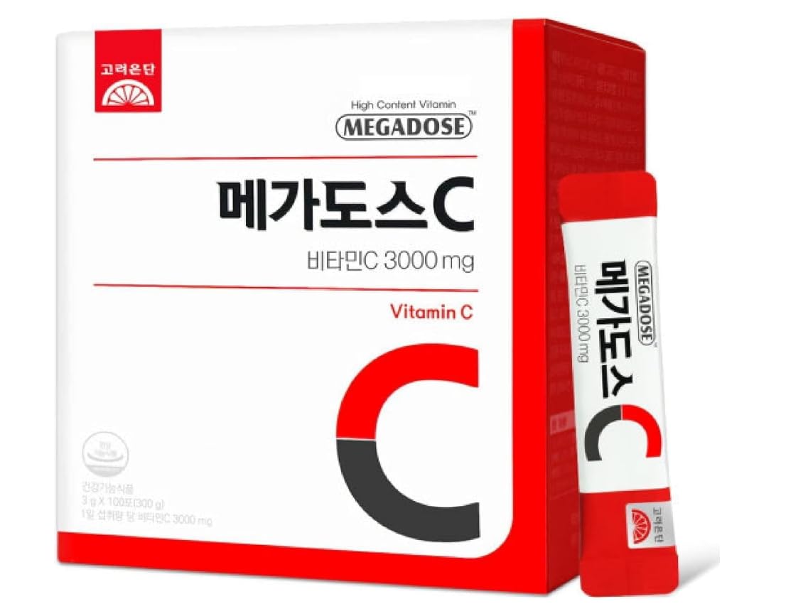 TG153 Korea Eundan Megadose Vitamina C en polvo, uso diario antioxidante y versátil.