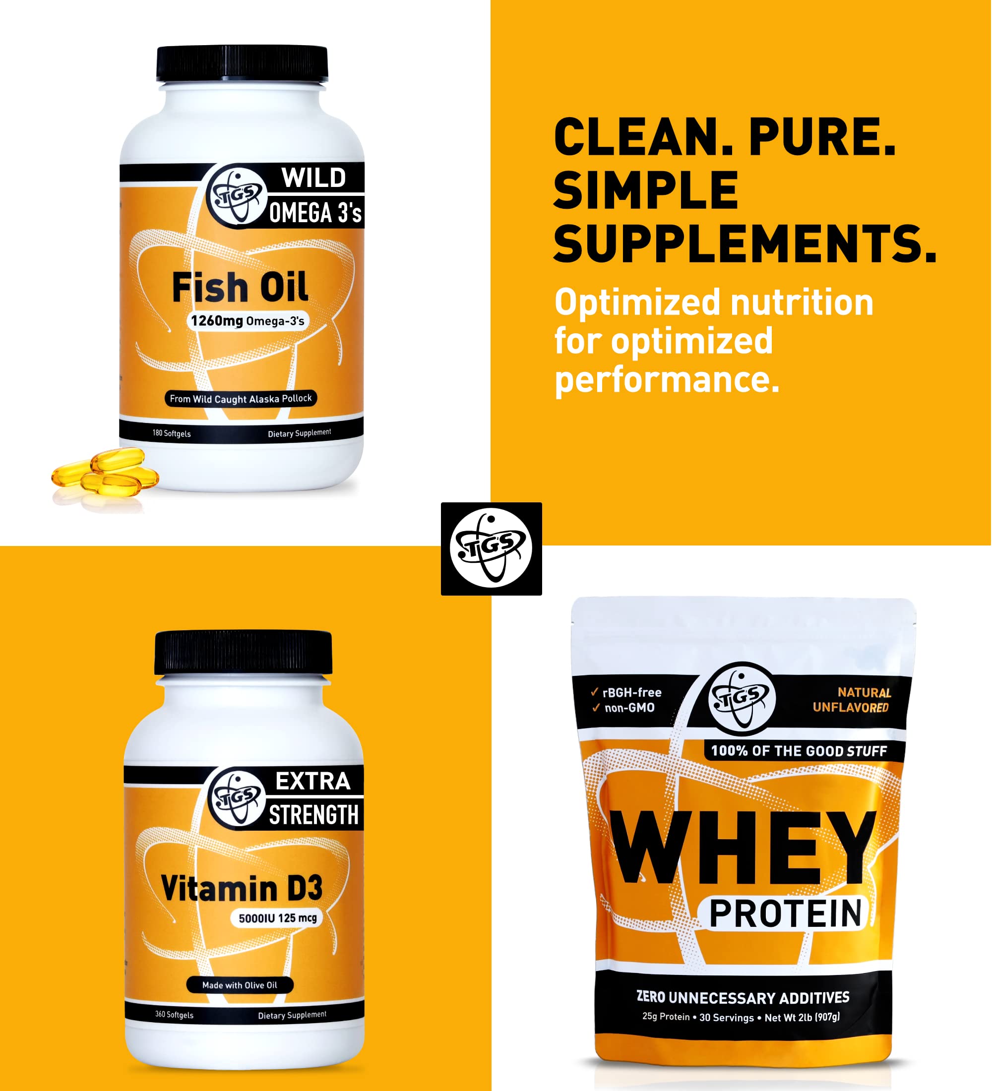 TGS Nutrition 100 Whey sin sabor, uso versátil en batidos y recetas.