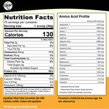 TGS Nutrition 100 Whey sin sabor, mezcla suave para licuados sin grumos.
