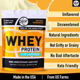 TGS Nutrition 100 Whey sin sabor, vaso para pre-entrenamiento rápido de proteínas.
