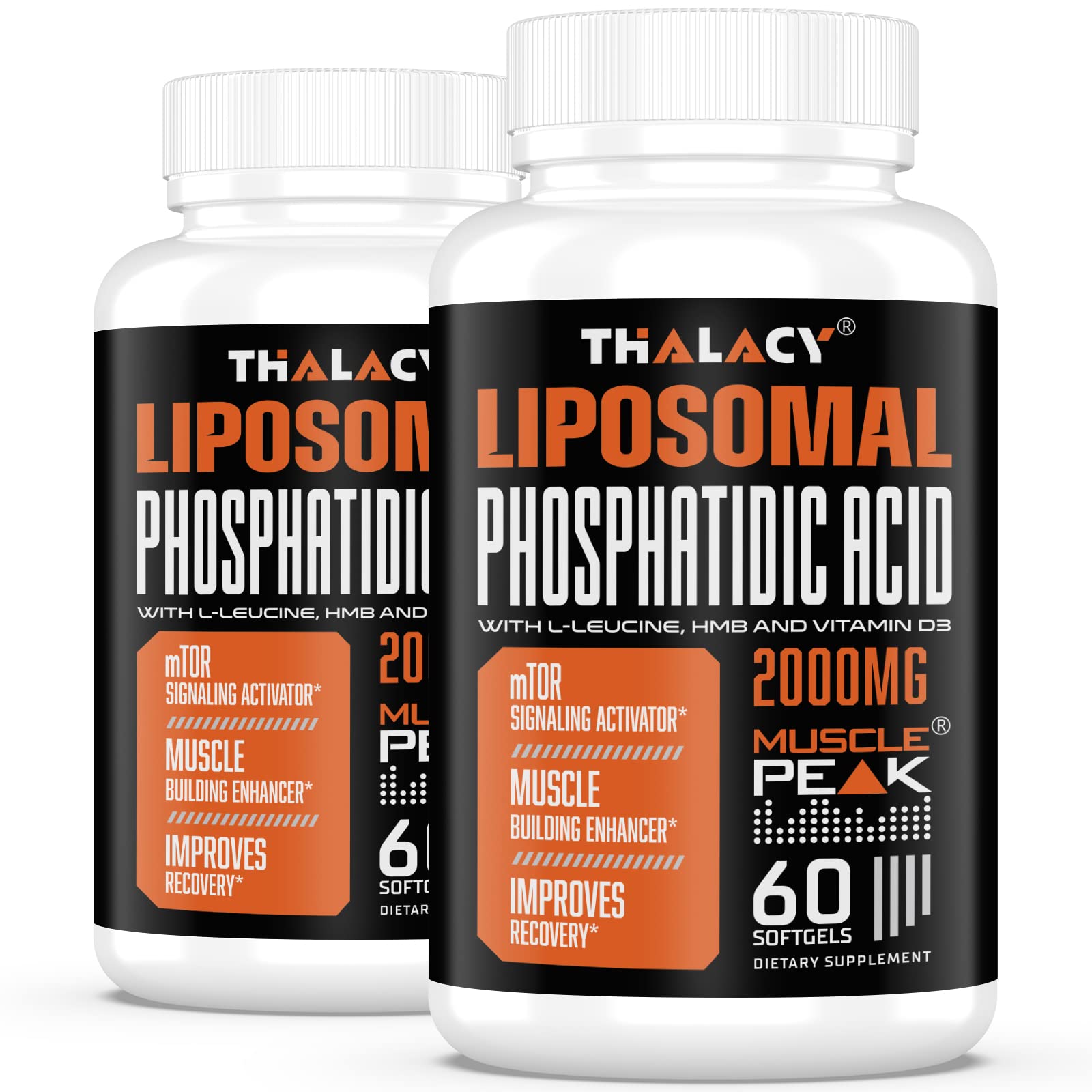 Thalacy ácido fosfatídico liposomal 70pct en bote, potencia de absorción para entrenamiento.