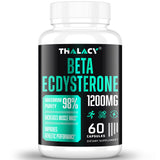 Thalacy Ecdysterona 1200mg: botella para soporte muscular diario
