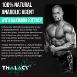 Sesión de entrenamiento con Thalacy Ecdysterona durante pesas