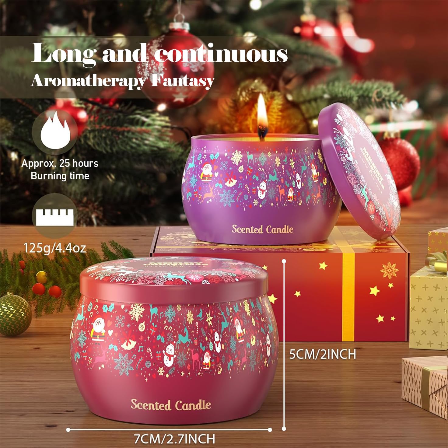 THAUSDAS velas aromáticas vainilla para calidez del hogar.