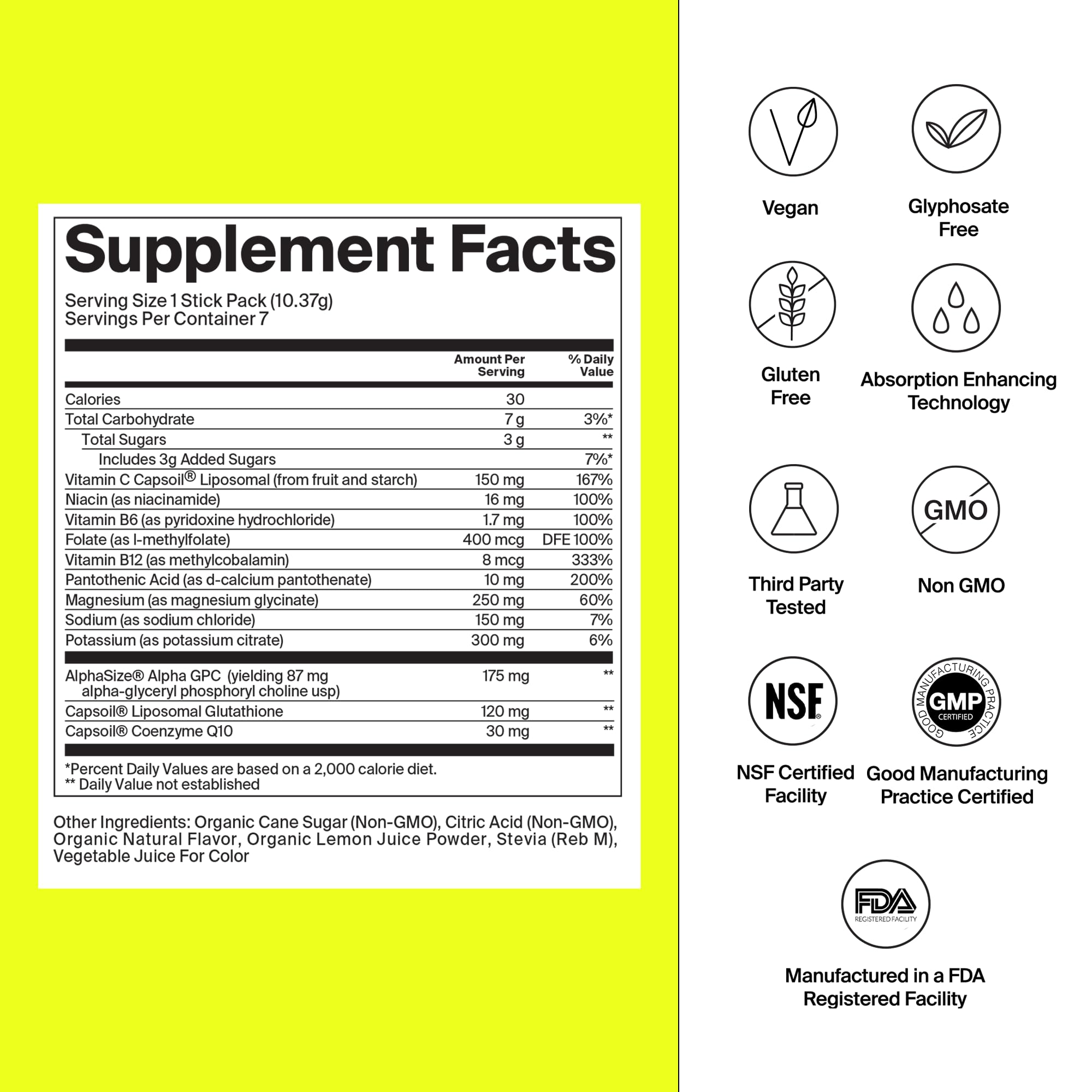 The Absorption Company vitamina C liposomal Capsoil para apoyo suave de la inmunidad