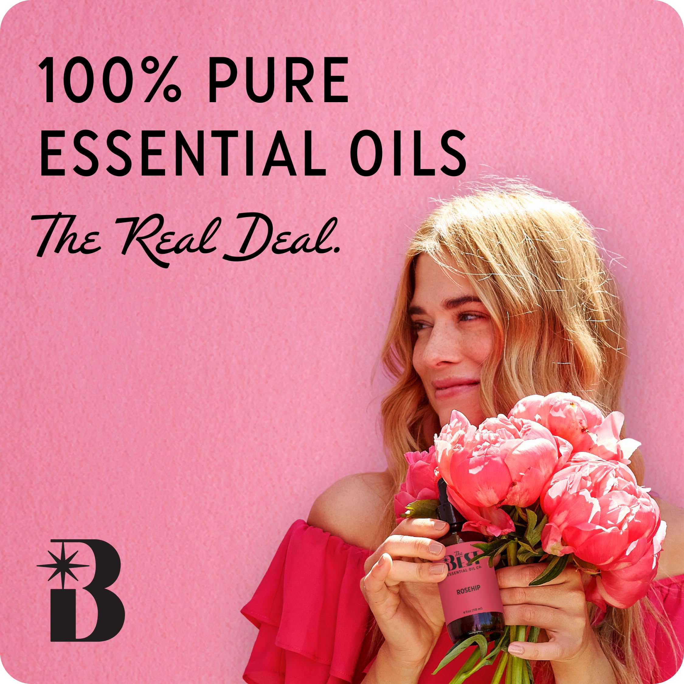 The Best Essential Oil Co botella de incienso con aroma madera-ambar.