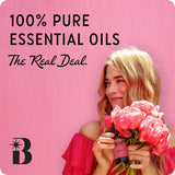 The Best Essential Oil Co botella de incienso con aroma madera-ambar.