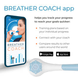 The Breather app móvil incluida para entrenamientos desde cualquier lugar