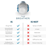 The Breather entrenamiento-online guiado para respiración diafragmática