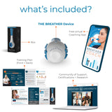 The Breather fortalecimiento de pulmones para inhalación y exhalación más fuertes