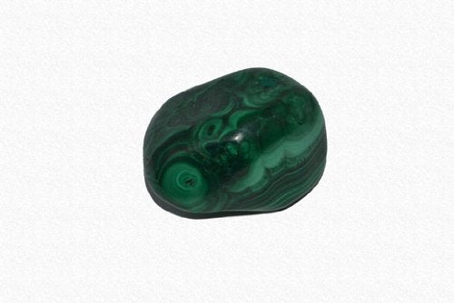 The Chrysalis Stone malaquita pulida para equilibrio emocional y relajación diaria.