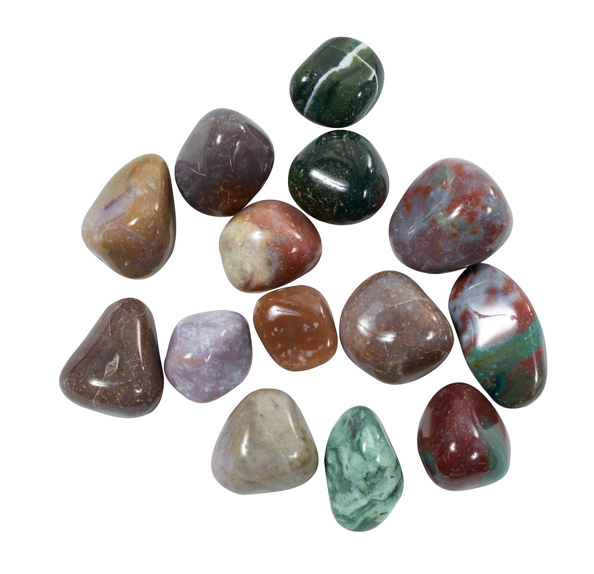 The Chrysalis Stone: jaspe Fancy Jasper pulidas en mauve para meditación
