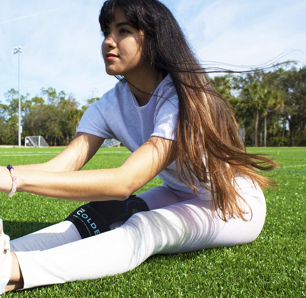 The Coldest Water: soporte de recuperación para rodilla durante la actividad