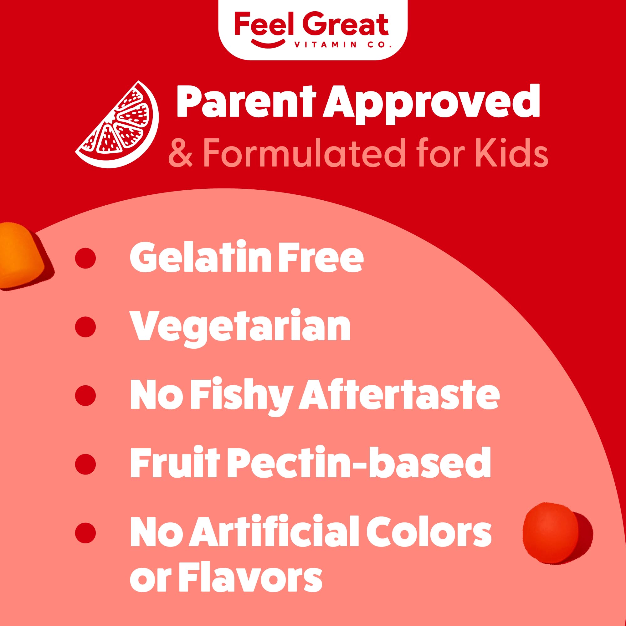 Feel Great Vitamin Company omega-dha-vision-ninos, apoyo a la vista.