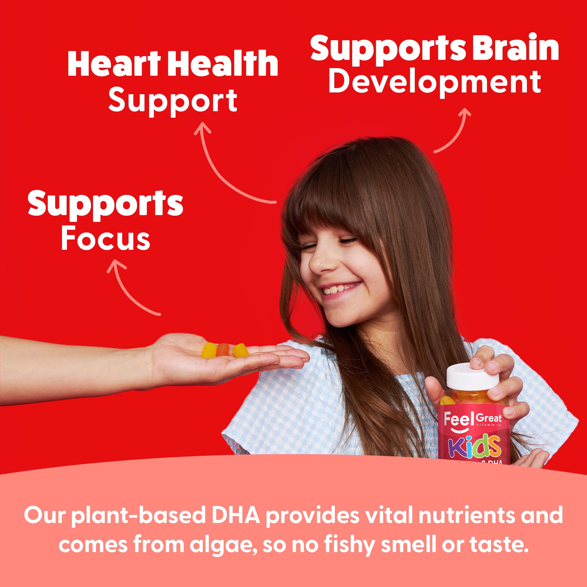 Feel Great Vitamin Company gominolas-vegetarianas-ninos, sabor agradable.