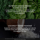 The Genius Brand Daily Superfood Greens, bienestar cuerpo: apoyo digestivo y absorción de minerales