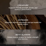 Preparando la dosis diaria de Genius Creatine para consumo.