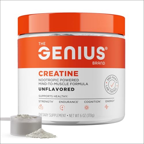 Cuchara medidora de Genius Creatine para dosificar con precisión.
