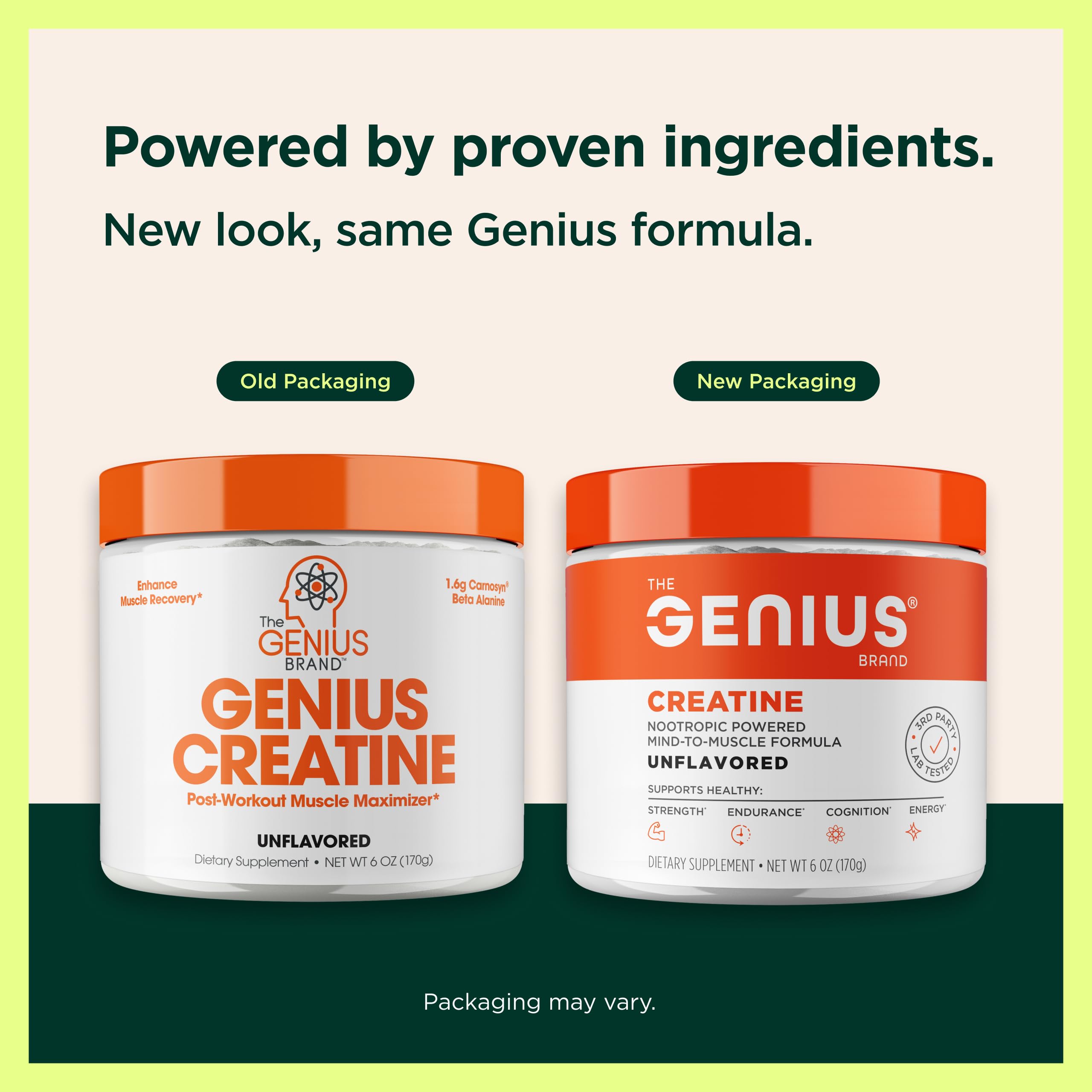 Mezcla en vaso con Genius Creatine para bebidas neutras.