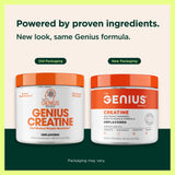 Mezcla en vaso con Genius Creatine para bebidas neutras.