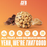 The GFB bocaditos proteina, textura densa y mordisco satisfactorio