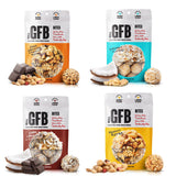 The GFB bocaditos proteina variedad coco-anacardo, snack saludable para llevar