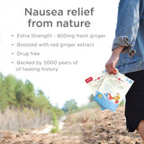 The Ginger People Ginger Rescue: dosis 800 mg para apoyo digestivo diario