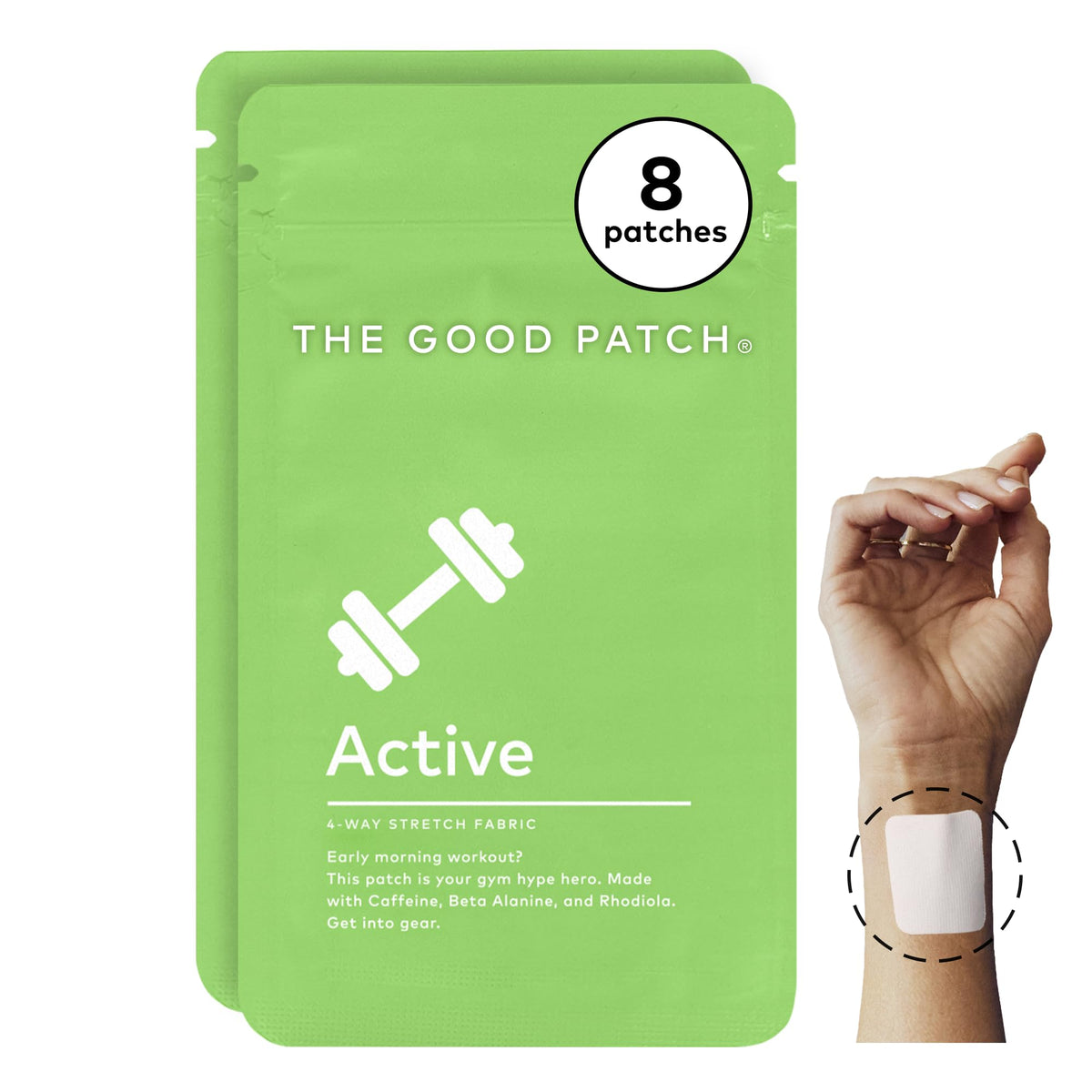 The Good Patch Active Patch: energía sostenida para entrenos diarios
