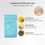 The Good Patch Be Calm Patch detalle de parche muestra acabado suave y comodo