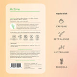 The Good Patch Composición cafeína beta-alanina rhodiola para apoyo natural durante el ejercicio