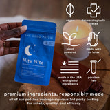 The Good Patch Nite Nite, fórmula con cáñamo y melatonina para apoyo suave del sueño