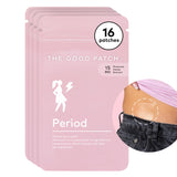 The Good Patch Period Patch, ingredientes visibles, apoyo natural para el uso diario.