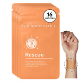 The Good Patch Rescue parche DHM con té verde para recuperación suave tras una noche.