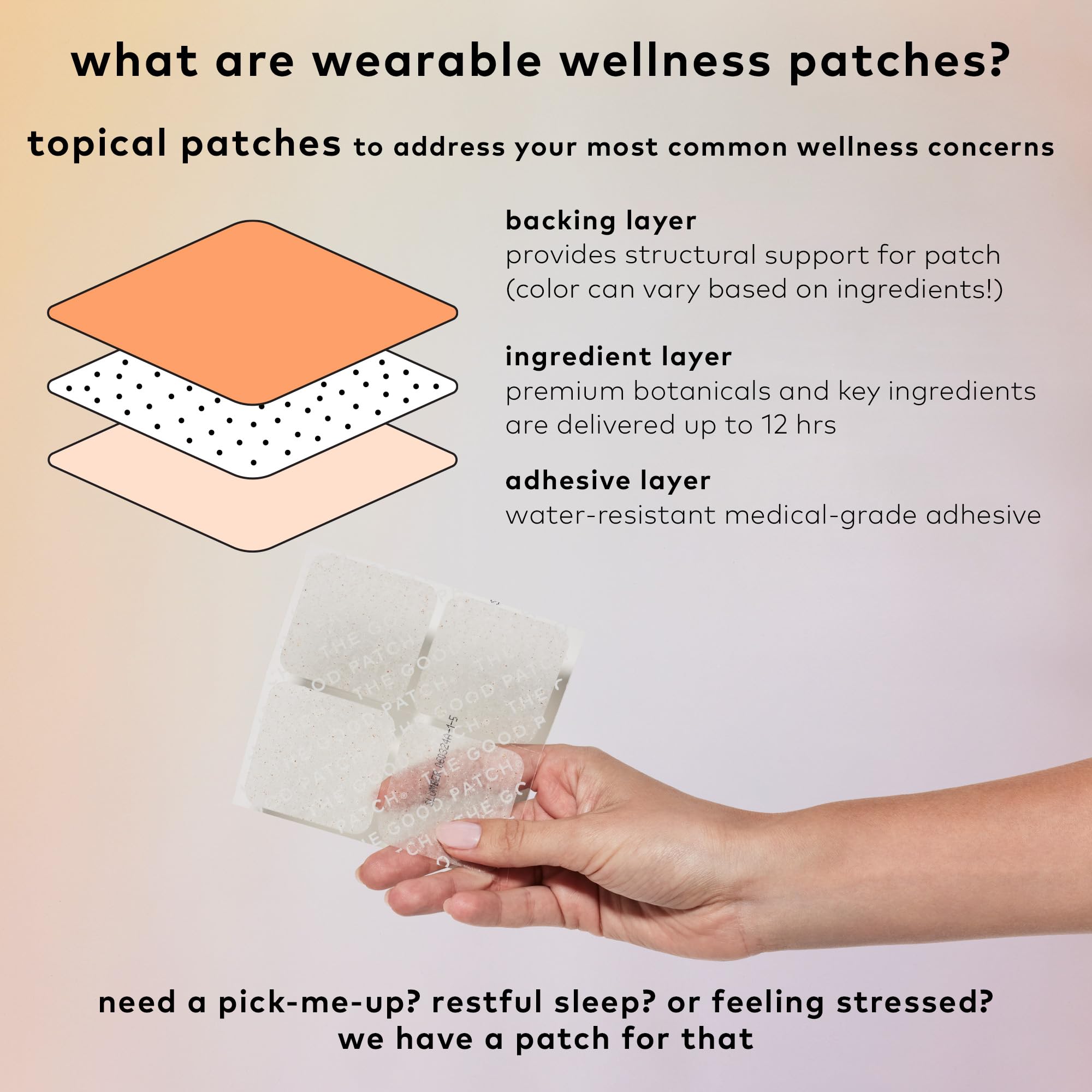 The Good Patch Slumber sin látex para una experiencia suave