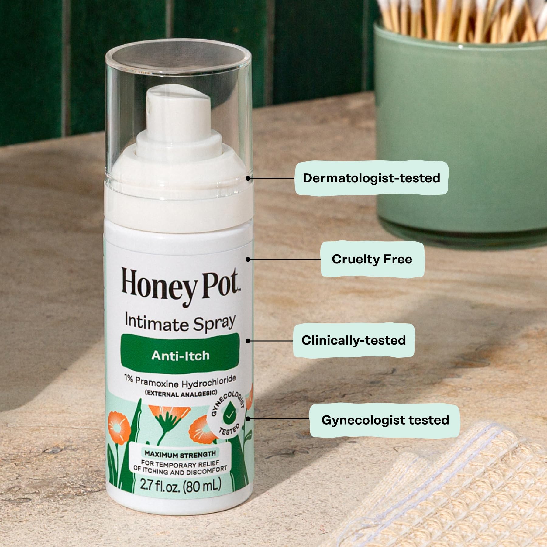 The Honey Pot Company botella portátil para llevar en cualquier ocasión