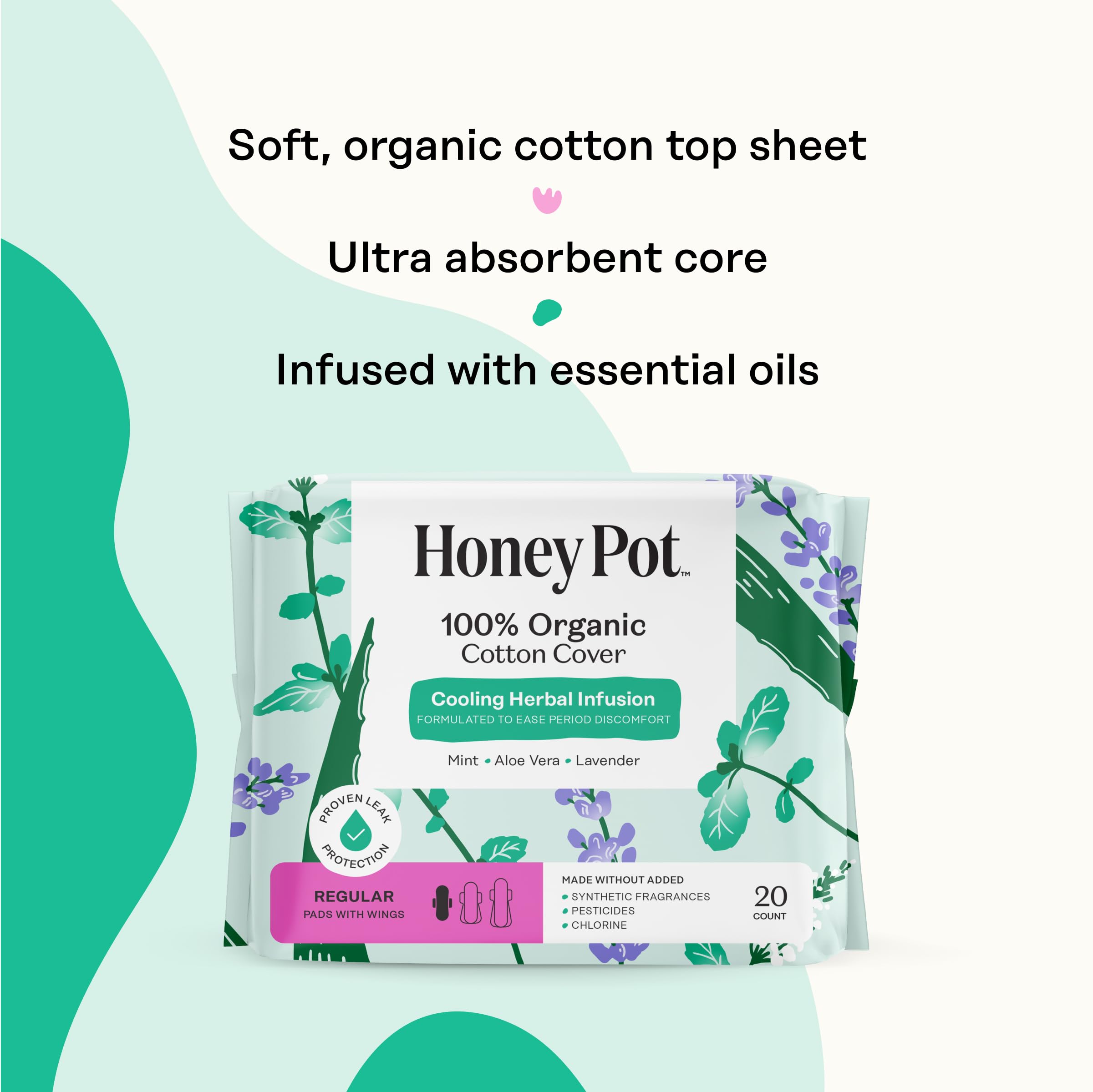The Honey Pot Company infusión de hierbas con lavanda y rosa para frescura