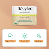 El núcleo pulpa ultra absorbente de The Honey Pot Company mantiene la piel seca.