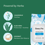 Empaque con cierre hermético de The Honey Pot para conservar la frescura.
