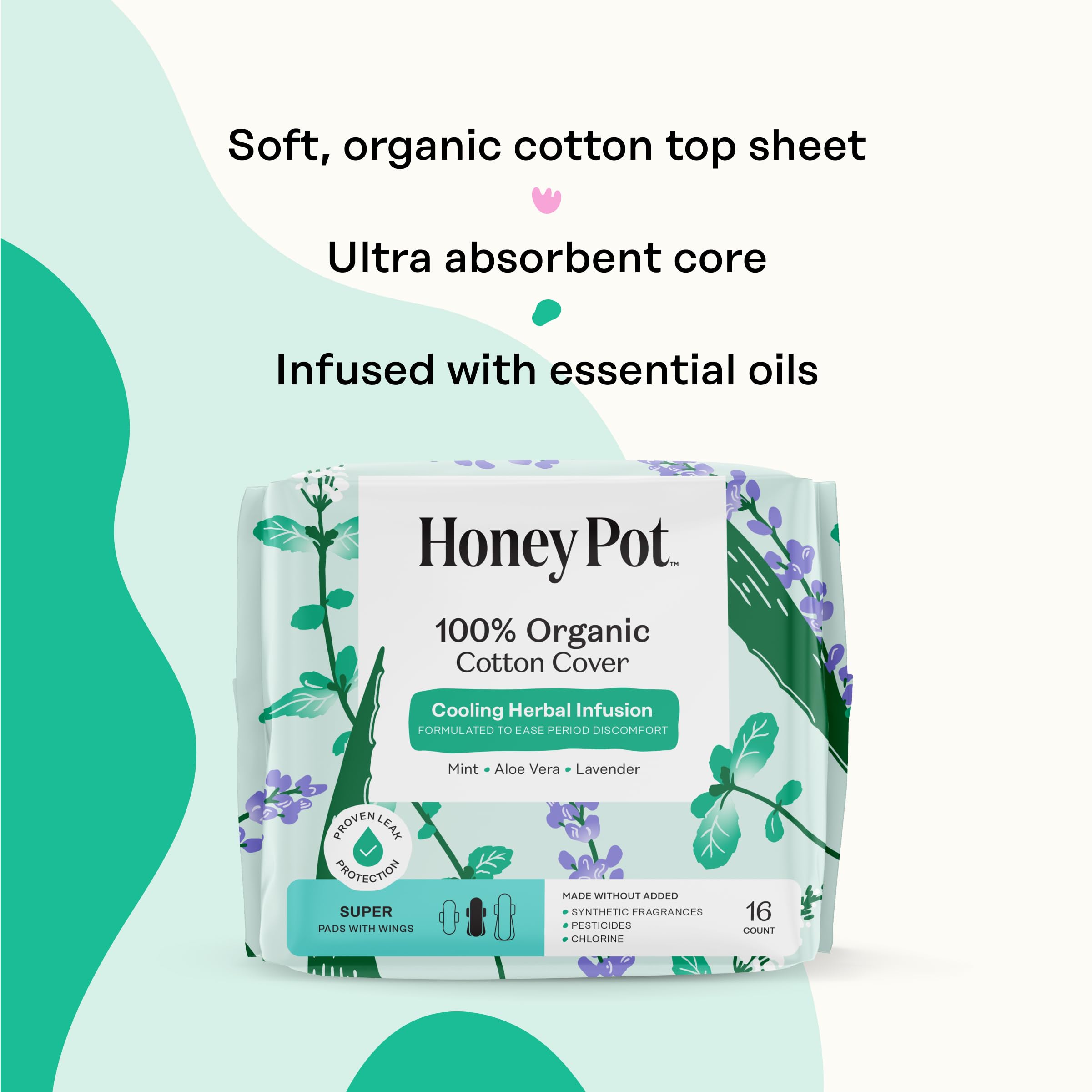 The Honey Pot Company: Infusión de lavanda, rosa, aloe y menta para una sensación refrescante.
