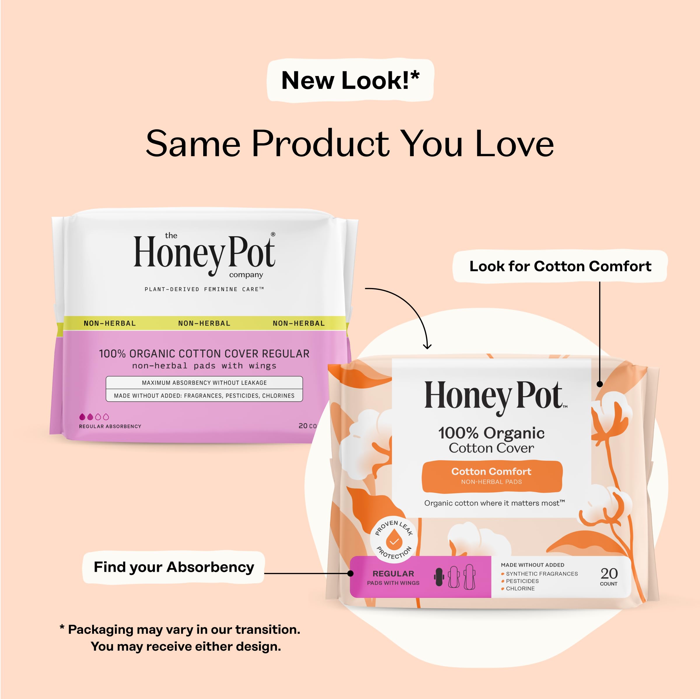 La toalla de The Honey Pot Company ofrece absorbencia ultra con alas para proteger durante todo el día